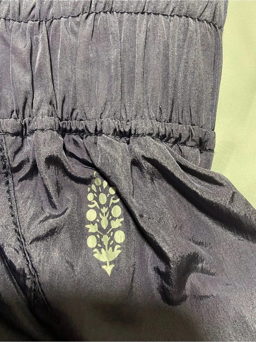 Free People Movement Smocked Waist Navy Athletic Shorts